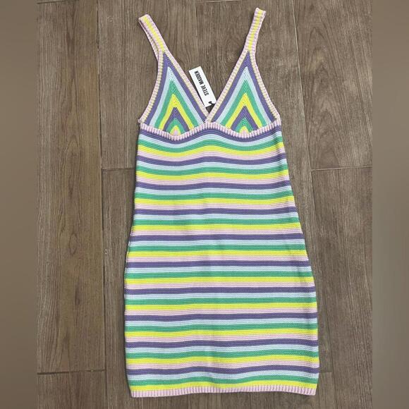 NWT Steve Madden Kristen Crochet Dress - Picture 4 of 6